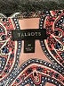 Talbots 100% Polyester Paisley Pink Long Sleeve Blouse Size M - photo 7