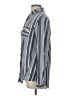Love Potion 100% Polyester Stripes Gray Long Sleeve Blouse Size L - photo 5