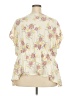 Festi Ivory Short Sleeve Blouse Size 3X Plus (3) - photo 2