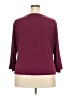 George Burgundy 3/4 Sleeve Top Size 22 - 24 - photo 2