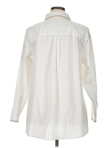 Martha Stewart Long Sleeve Button-Down Shirt (view 2)