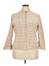 Norton McNaughton 100% Acrylic Houndstooth Ivory Jacket Size 18 - photo 1