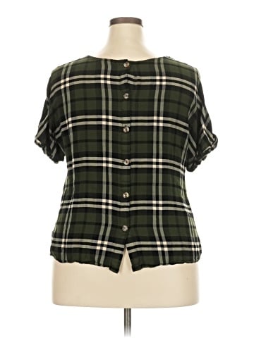 Blu Pepper Short Sleeve Blouse (view 2)