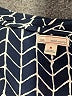 Gap 100% Polyester Chevron-herringbone Blue Casual Dress Size M - photo 4