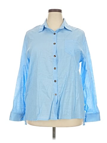 Unbranded Long Sleeve Button-Down Shirt (view 1)