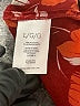 CAbi 100% Polyester Floral Red Long Sleeve Blouse Size L - photo 8