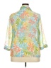 Unbranded Tropical Teal 3/4 Sleeve Button-Down Shirt Size 2X (estimated) - photo 2