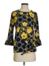 Fleurette Black 3/4 Sleeve Blouse Size S - photo 1