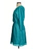 BCBGeneration 100% Polyester Solid Teal Casual Dress Size S - photo 5