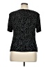 Ronni Nicole Stars Black Short Sleeve Top Size 1X - photo 2