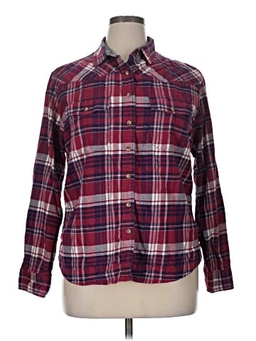 Jachs Girlfriend Long Sleeve Button-Down Shirt (view 1)