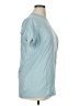 Sonnet James 100% Cotton Teal Short Sleeve Top Size XL - photo 4