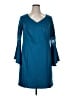 Wrapper Teal Cocktail Dress Size 1X - photo 1