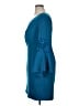 Wrapper Teal Cocktail Dress Size 1X - photo 5