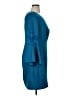 Wrapper Teal Cocktail Dress Size 1X - photo 4