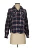 Forever 21 Plaid Blue Long Sleeve Button-Down Shirt Size S - photo 1