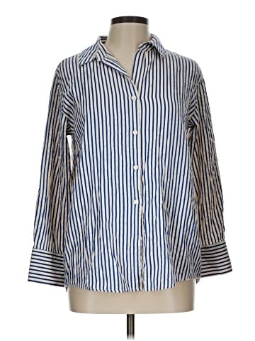 Assorted Brands 3/4 Sleeve Button-Down Shirt (view 1)