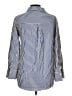 Assorted Brands Stripes Blue 3/4 Sleeve Button-Down Shirt Size L - photo 2