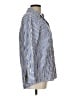 Assorted Brands Stripes Blue 3/4 Sleeve Button-Down Shirt Size L - photo 4