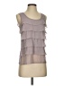 U-Knit 100% Viscose Gray Sleeveless Blouse Size S (petite) - photo 1