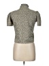 Zara Silver Short Sleeve Top Size L - photo 2
