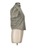 Zara Silver Short Sleeve Top Size L - photo 4