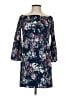 Aqua Floral Blue Casual Dress Size XS - photo 1