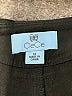 CeCe Solid Black Shorts Size 12 - photo 3