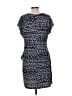 Nicole Miller Print Blue Casual Dress Size L - photo 2