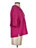 A New Day Pink 3/4 Sleeve Button-Down Shirt Size S - photo 4