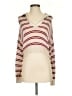 Victoria's Secret Pink 100% Viscose Stripes Ivory Pullover Sweater Size XS - photo 1