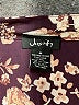 Justify 100% Polyester Floral Brown 3/4 Sleeve Blouse Size M - photo 7