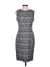 Calvin Klein Graphic Gray Cocktail Dress Size 10 - photo 1