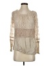 Joseph Ribkoff Ivory Tan Long Sleeve Blouse Size S - photo 1