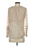 Joseph Ribkoff Ivory Tan Long Sleeve Blouse Size S - photo 2