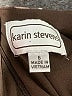 Karin Stevens 100% Polyester Polka Dots Brown Cocktail Dress Size 6 - photo 7