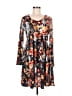 Unbranded Floral Black Casual Dress Size M - photo 1