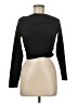 Shein Black Long Sleeve Top Size 6 - photo 1