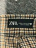 Zara Houndstooth Brown Casual Pants Size M - photo 7