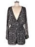 BCBGeneration 100% Polyester Paisley Silver Romper Size M - photo 1