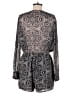 BCBGeneration 100% Polyester Paisley Silver Romper Size M - photo 2