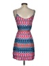 Pixley 100% Rayon Print Blue Casual Dress Size S - photo 2