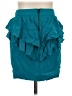 XXI Solid Teal Casual Skirt Size S - photo 2