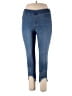 Chico's Hearts Blue Jeggings Size S - photo 1