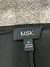 MSK Solid Black Casual Dress Size S - photo 7