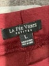 La Fee Verte Solid Burgundy Active Pants Size L - photo 7