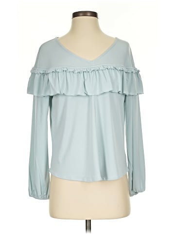Kaari Blue Long Sleeve Blouse (view 1)