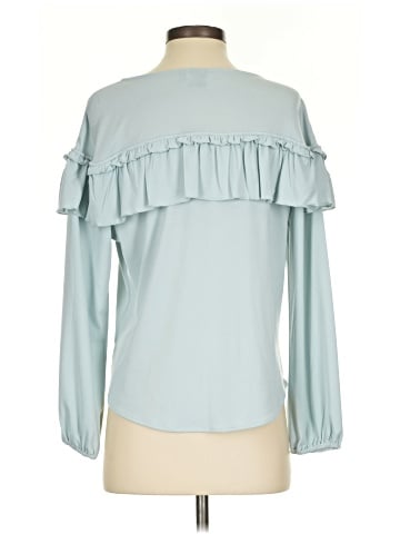 Kaari Blue Long Sleeve Blouse (view 2)