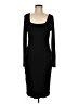 Express Solid Black Cocktail Dress Size M - photo 1