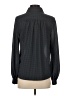 Max Studio 100% Polyester Houndstooth Black Blue Long Sleeve Blouse Size S (estimated) - photo 2